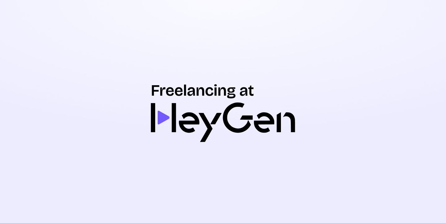 Freelance @ HeyGen